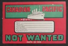 Canadian pacific wanted for sale  TENTERDEN