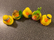 Used, Rubber Duckies Assorted Theme Colorful Mixed Lot of 5 Rare Hard To Find Ducks for sale  Shipping to South Africa