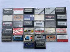 Lot of 64 Cassette Tapes Pre-recorded Sold as Used Blanks Maxell Sony TDK Scotch for sale  Shipping to South Africa