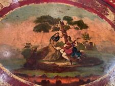 Antique painted troubadour d'occasion  France