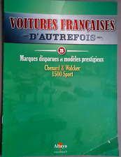 Fascicule book chenard d'occasion  Besançon