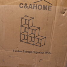 C&A Home Cube prateleiras unidades plástico 6 cubos 36,6" L x 12,4" L x 36,6" A SBTM3506 comprar usado  Enviando para Brazil