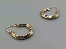 9ct gold creoles for sale  STOKE-ON-TRENT