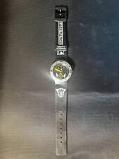Vintage 1994 Mighty Morphin Power Rangers Relógio Black Ranger Zack Não Testado, usado comprar usado  Enviando para Brazil