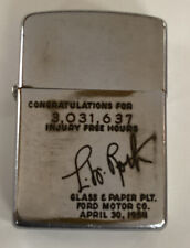 Vintage zippo lighter for sale  Center Line