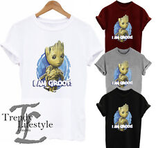 Usado,  Camiseta unissex infantil adulto algodão geek moda groot print galaxies wars  comprar usado  Enviando para Brazil