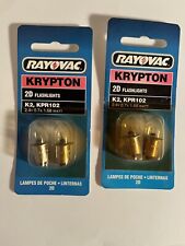 4 bombillas Rayovac para linternas Krypton 2D K2 KRP102 2,4v 0,7A 1,68 vatios segunda mano  Embacar hacia Argentina