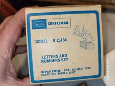 Sears craftsman letters for sale  Schererville