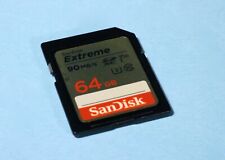 Cartão de memória SanDisk Extreme SDXC 64GB classe 10 90MB/s * Excelente totalmente funcional comprar usado  Enviando para Brazil
