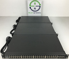 LOT OF 3 Netgear GS752TS 1U 52 PORT GIGABIT ETHERNET SWITCH, used for sale  Shipping to South Africa
