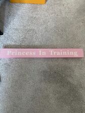 Princess training pink for sale  GLASGOW