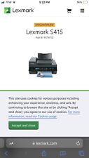 Lexmark 90T4110 S415 Wireless Color Photo Printer with Scanner, Copier & Fax, used for sale  Shipping to South Africa