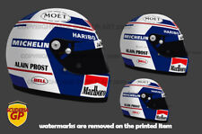 Alain prost helmet for sale  WHITLAND