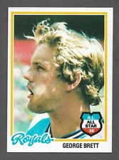 *AGUDO* 1978 Topps Baseball #100 George Brett casi nuevo+ tarjeta casi como nueva Royals HOFer segunda mano  Embacar hacia Argentina