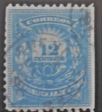 Argentina - Argentine - 1885 Definitive 10 ¢ Letter and posthorn used (57) - segunda mano  Embacar hacia Argentina