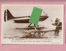 Aviation postcard supermarine for sale  DAWLISH