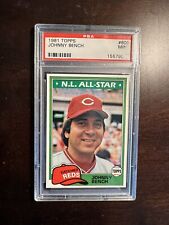 Used, 1981 TOPPS #600 JOHNNY BENCH REDS HOF PSA 9 for sale  Shipping to South Africa