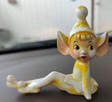 Vintage 1950s Yellow Christmas Elf Pixie Sprite Japan Brinn's Pittsburgh for sale  Shipping to South Africa