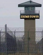 TRUMP TOWER PRISON HUMOROUS FRIDGE MAGNET 5" X 3.5" for sale  Shipping to South Africa