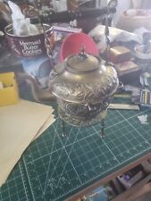 vintage brass kettle and Stand, used for sale  Shipping to South Africa