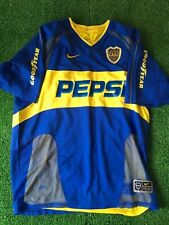 Camiseta deportiva de Boca Juniors 2003 2004 M Libertadores doble capa auténtica segunda mano  Argentina 