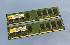 Memória de computador DDR2 2 x 2GB (4GB kit) Elixir M2Y2G64TU8HD5B-AC PC2-6400U 800MHz, usado comprar usado  Enviando para Brazil