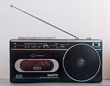 Portable AMFM Radio Cassette Recorder SANYO for sale  Shipping to South Africa
