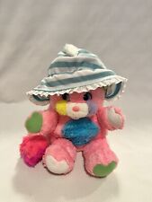 Peluche de colección Mattel Popples Baby Cribsy rosa con capó rayado, usado segunda mano  Embacar hacia Argentina