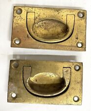Pair antique brass for sale  TARPORLEY