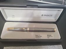 Parker crosshatch sterling for sale  Shipping to Ireland
