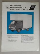 Toyota coachwork conversions for sale  BOURNE