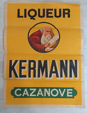 Affiche liqueur kermann d'occasion  Vaison-la-Romaine