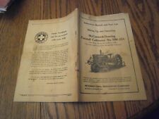 1944 instruction manual for sale  Eaton