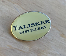Insignia de esmalte de destilería de whisky vintage talisker cervecería única de malta segunda mano  Embacar hacia Argentina