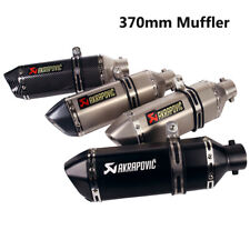 38-51mm Universal Exhaust Tips Sport Motorcycle Muffler Tail Pipe Silencer 370MM, used for sale  Walton