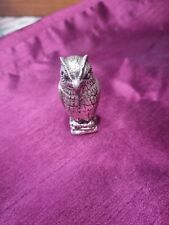 Silver owl trinket for sale  EASTLEIGH