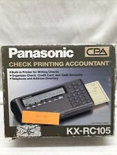 Impresora incorporada Panasonic KX-RC105 CPA impresión de cheques contador ver escritorio, usado segunda mano  Embacar hacia Argentina
