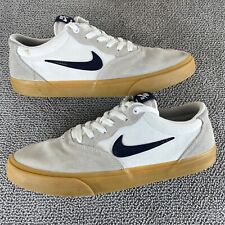 Tênis de skate Nike SB Chron Solarsoft branco goma obsidiana masculino tamanho 11 comprar usado  Enviando para Brazil