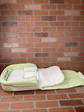 Baby Delight Snuggle Nest Mint Green and White, used for sale  Shipping to South Africa