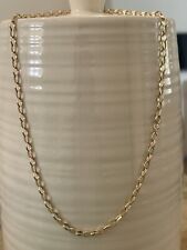 9ct Gold Belcher Chain 18 Inch , used for sale  Shipping to South Africa