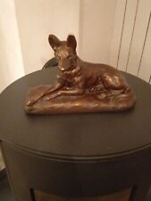 Statue chien plâtre d'occasion  Diebling