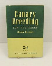 Canary breeding beginners for sale  YORK