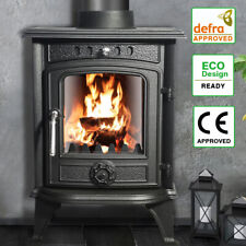4.2KW Woodburning Stove Woodburner Cast Iron Defra Approved Eco Design Ready for sale  LINCOLN