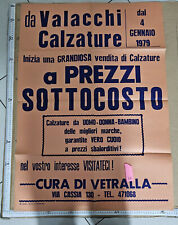 Manifesto valacchi calzature usato  Viterbo