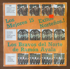 Los Bravos del Norte de Ramon Ayala Los Mejores 15 Exitos Nortenos Shrink LP comprar usado  Enviando para Brazil