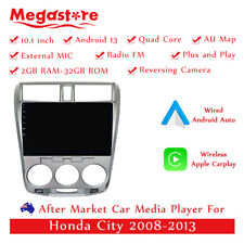 10.1" Android 13 Quad Core Carplay unidade de cabeça automática GPS para Honda City 2008-2013 comprar usado  Enviando para Brazil