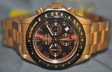 Invicta Speedway cronógrafo masculino mostrador marrom relógio de aço inoxidável rosa 10706 comprar usado  Enviando para Brazil