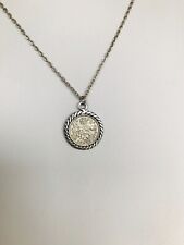 Silver pendant necklace for sale  LEATHERHEAD