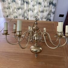Designer chandelier brass for sale  MIDHURST