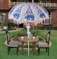Indian Bohemian Hippie Garden Umbrella Sun Shade Protection Table Umbrella , used for sale  Shipping to South Africa